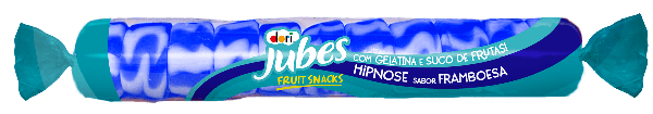GOMA DORI JUBES FRUIT SNACKS HIPNOSE FRAMBOESA 48G