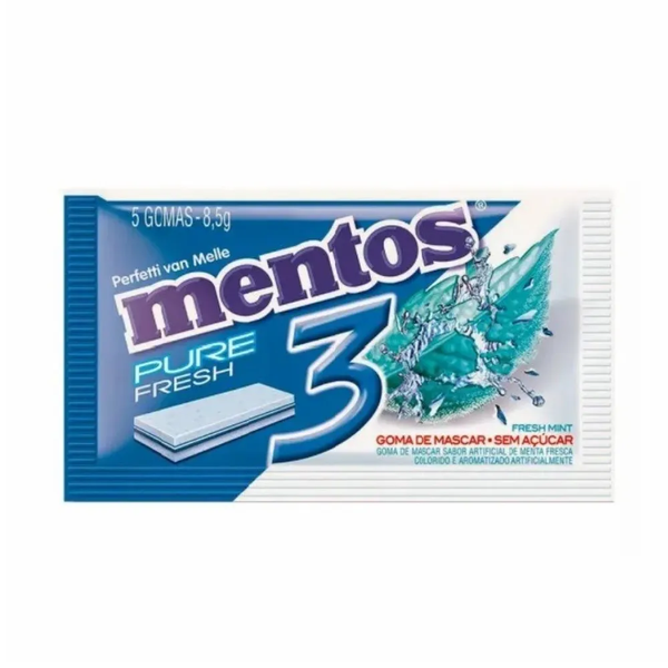 GOMA MENTOS 3L PURE FRESH MINT C/5 8,5G