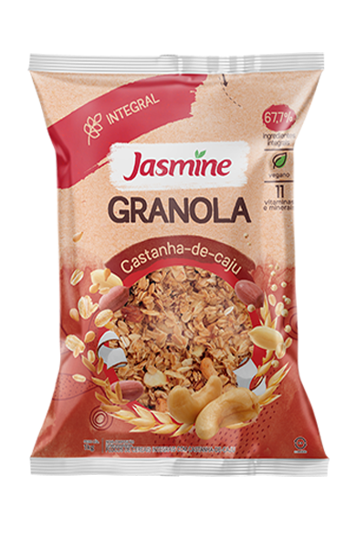 GRANOLA JASMINE INTEGRAL CASTANHA CAJU 1KG