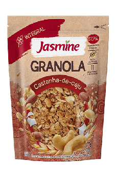 GRANOLA JASMINE INTEGRAL CASTANHA CAJU 250G
