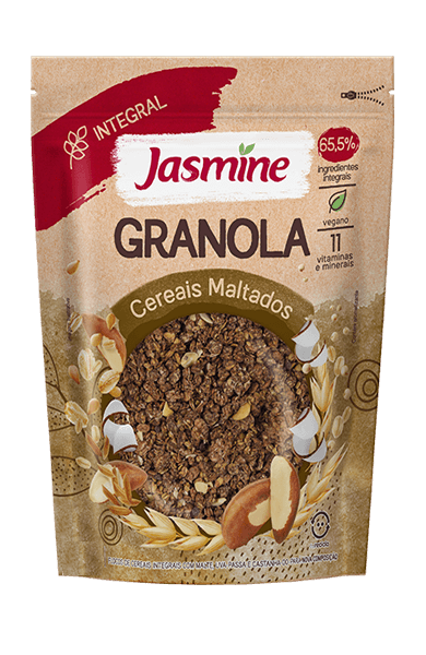 GRANOLA JASMINE INTEGRAL CEREAIS MALTADOS 850G