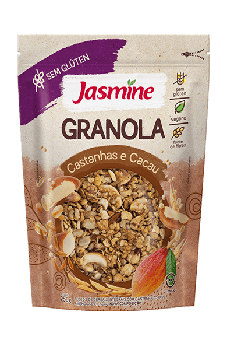 GRANOLA JASMINE S/GLUTEN CASTANHAS/CACAU 250G
