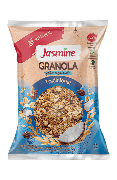 GRANOLA JASMINE ZERO ACUCAR TRADICIONAL 850G
