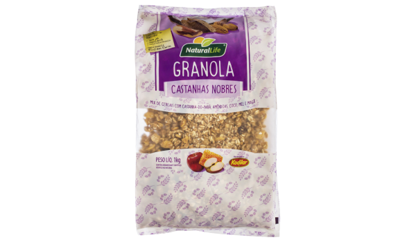 GRANOLA NATURAL LIFE CASTANHAS NOBRES 1KG