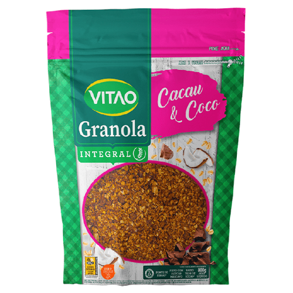 GRANOLA VITAO CACAU/COCO 800G