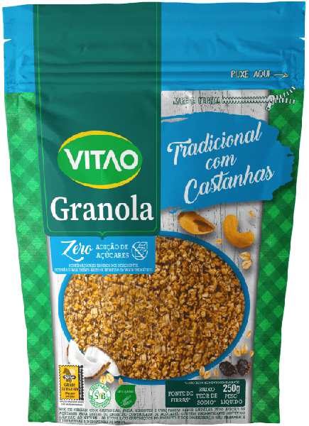 GRANOLA VITAO TRADICIONAL ZERO 250G
