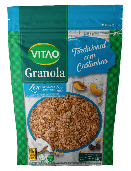 GRANOLA VITAO TRADICIONAL ZERO ACUCAR 800G