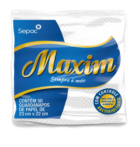 GUARDANAPO MAXIM 23X22 C/50