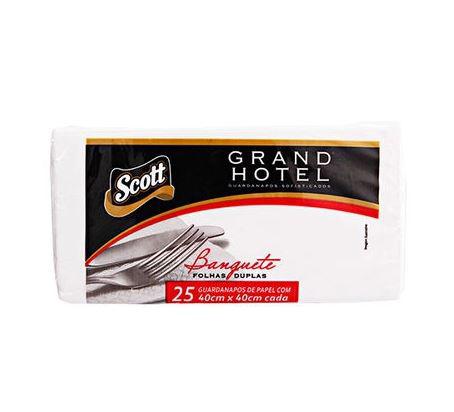 GUARDANAPO PAPEL SCOTT GRAND HOTEL BANQUETE 40X40 C/25
