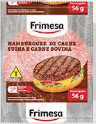 HAMBUGUER FRIMESA MISTO CARNE SUINA/BOVINA 56G