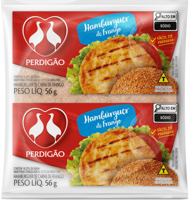 HAMBURGUER PERDIGAO FRANGO 56G