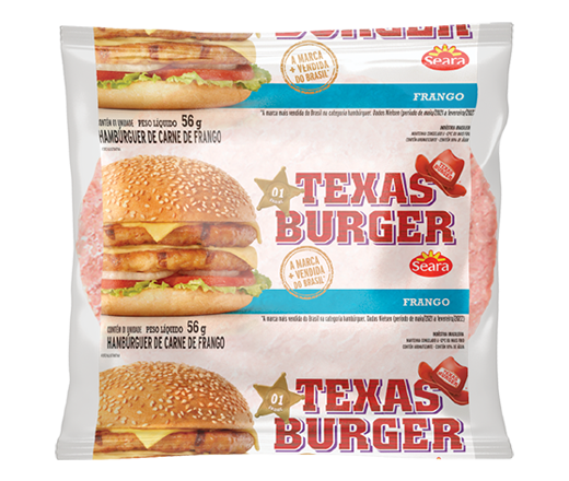 HAMBURGUER SEARA TEXAS BURGER 56G