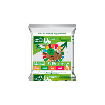 HAMBURGUER VEGANO TENSEI FEIJAO/COUVE ORGANICO 60G