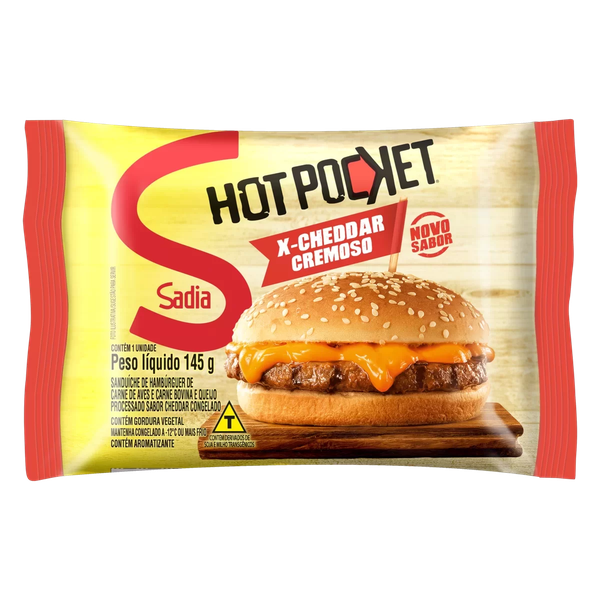 HOT POCKET SADIA X-CHEDDAR CREMOSO 145G