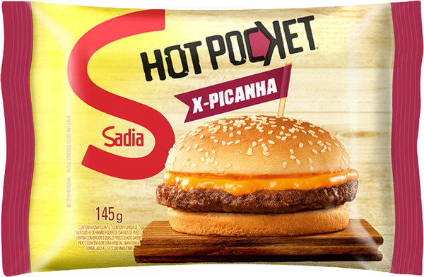HOT POCKET SADIA X-PICANHA 145G