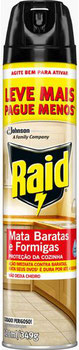 INSETICIDA RAID AEROSOL MATA BARATAS E FORMIGAS LEVE MAIS PAGUE MENOS 420ML