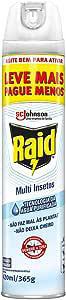 INSETICIDA RAID AEROSOL MULTI-INSETOS BASE AQUA PROTECTION LEVE MAIS PAGUE MENOS 420ML