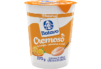 IOGURTE BATAVO CREMOSO POLPA LARANJA/CENOURA/MEL 170G