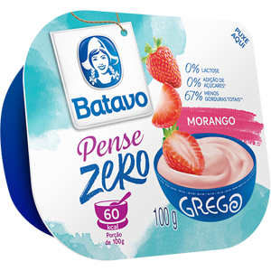 IOGURTE BATAVO GREGO ZERO MORANGO 100G