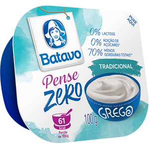 IOGURTE BATAVO GREGO ZERO TRADICIONAL 100G