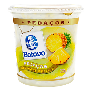 IOGURTE BATAVO PEDACOS ABACAXI 500G