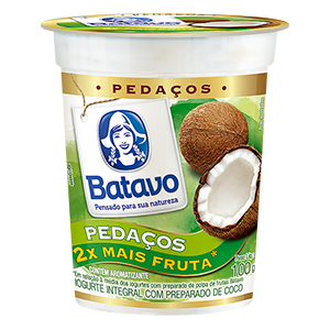 IOGURTE BATAVO PEDACOS FRUTA COCO 100G