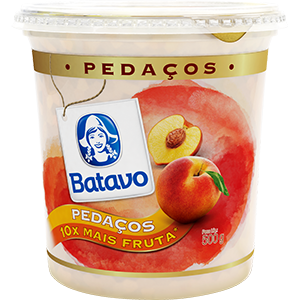 IOGURTE BATAVO PEDACOS PESSEGO 500G