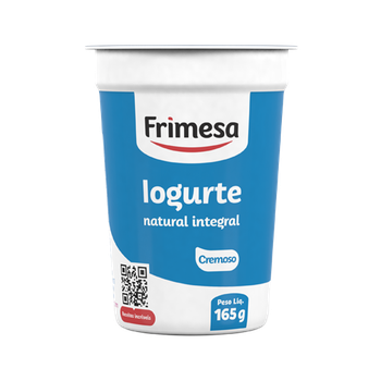 IOGURTE FRIMESA CREMOSO NATURAL INTEGRAL 165G