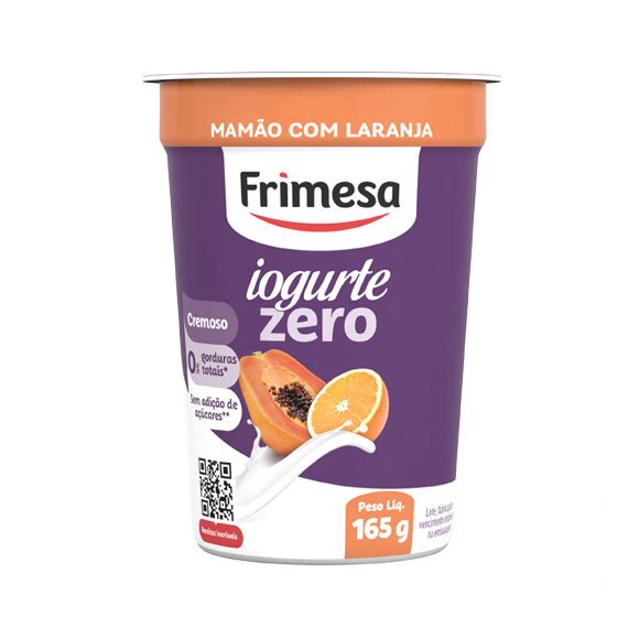 IOGURTE FRIMESA ZERO MAMAO/LARANJA 165G