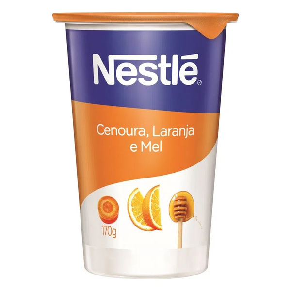 IOGURTE NESTLE NATURAL LARANJA/CENOURA/MEL 170G