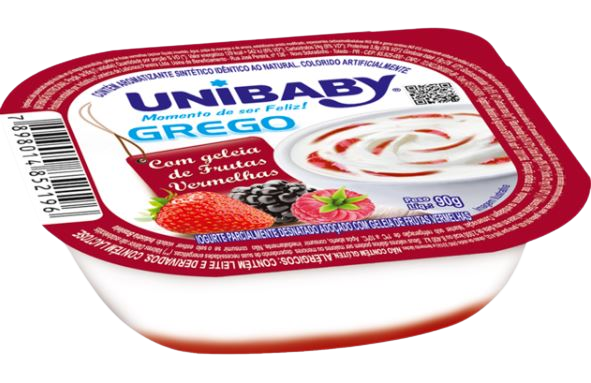 IOGURTE UNIBABY GREGO FRUTAS VERMELHAS 90G