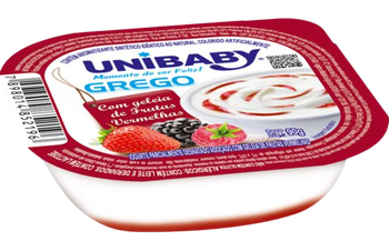 IOGURTE UNIBABY GREGO FRUTAS VERMELHAS 90G