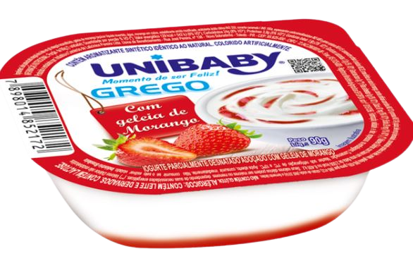 IOGURTE UNIBABY GREGO MORANGO 90G
