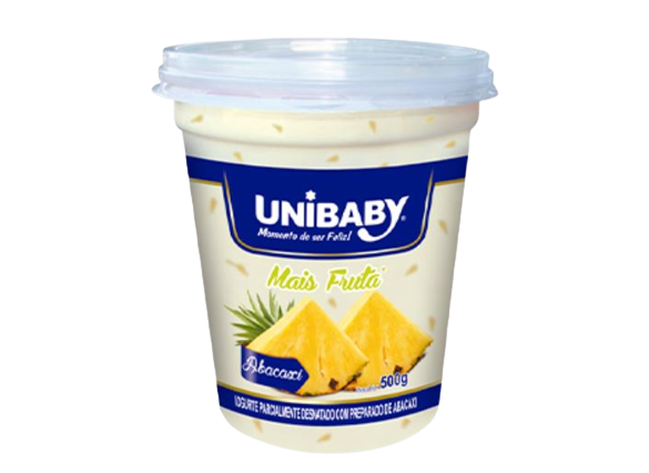 IOGURTE UNIBABY MAIS FRUTAS ABACAXI 500G