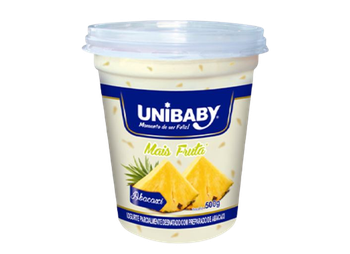 IOGURTE UNIBABY MAIS FRUTAS ABACAXI 500G