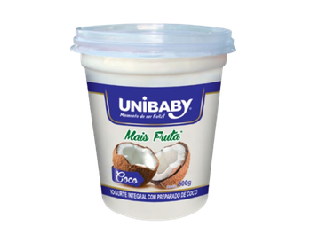 IOGURTE UNIBABY MAIS FRUTAS COCO 500G