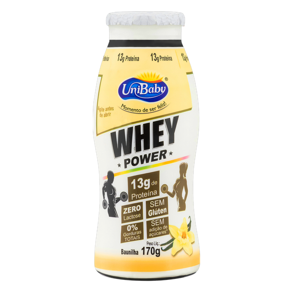 IOGURTE UNIBABY PROTEICO WHEY POWER 170G - BAUNILHA