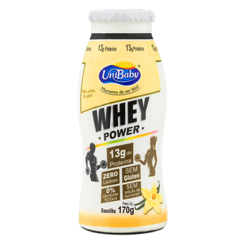 IOGURTE UNIBABY PROTEICO WHEY POWER 170G - BAUNILHA