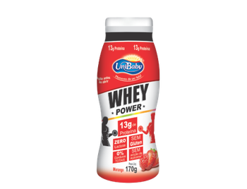 IOGURTE UNIBABY PROTEICO WHEY POWER MORANGO 170G