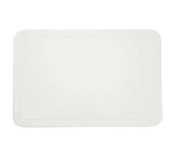 JOGO AMERICANO COPA&CIA PVC COLOR RETANGULAR BRANCO REF.050112