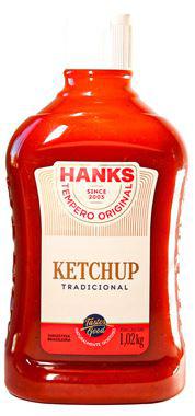KETCHUP HANKS TRADICIONAL 1,02KG