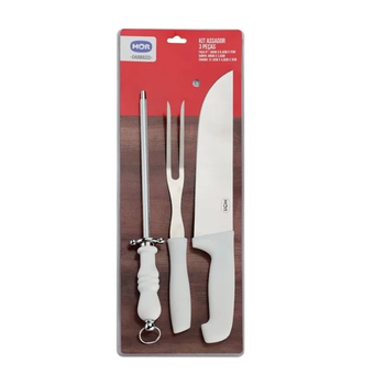 KIT ASSADOR MOR GARFO/FACA/CHAIRA REF.3310