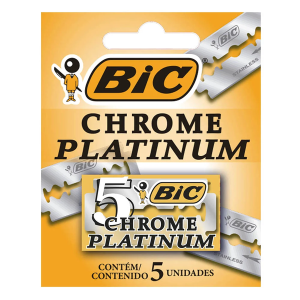 LAMINA BIC CHROME PLATINUM C/5
