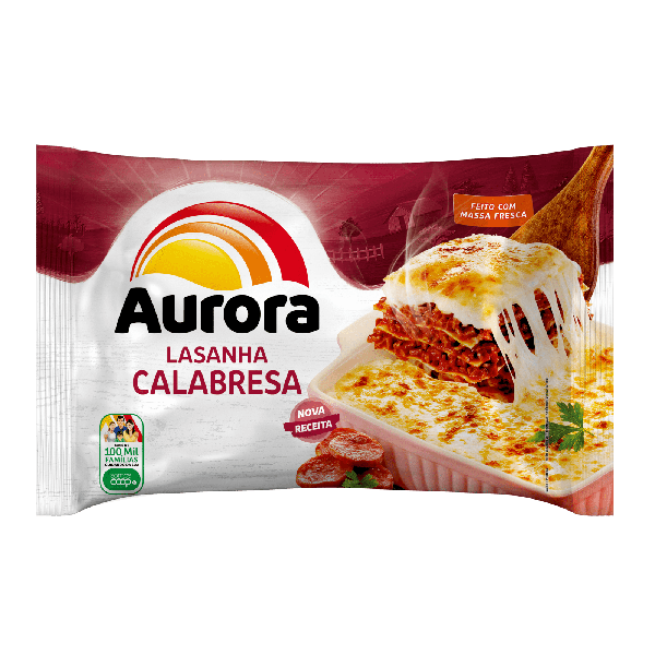 LASANHA AURORA CALABRESA 600G