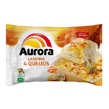 LASANHA AURORA QUATRO QUEIJOS 600G