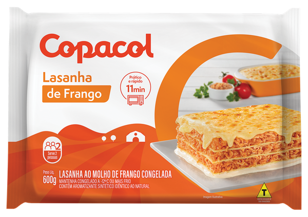 LASANHA COPACOL FRANGO 600G