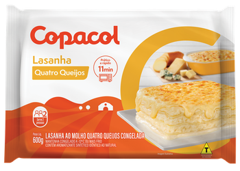 LASANHA COPACOL QUATRO QUEIJOS 600G