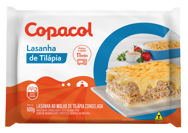 LASANHA COPACOL TILAPIA 600G