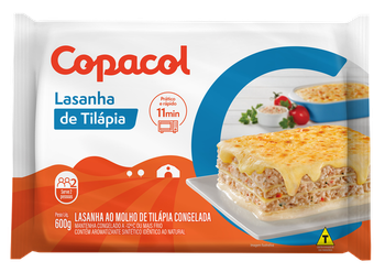 LASANHA COPACOL TILAPIA 600G