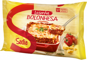 LASANHA SADIA BOLONHESA 600G